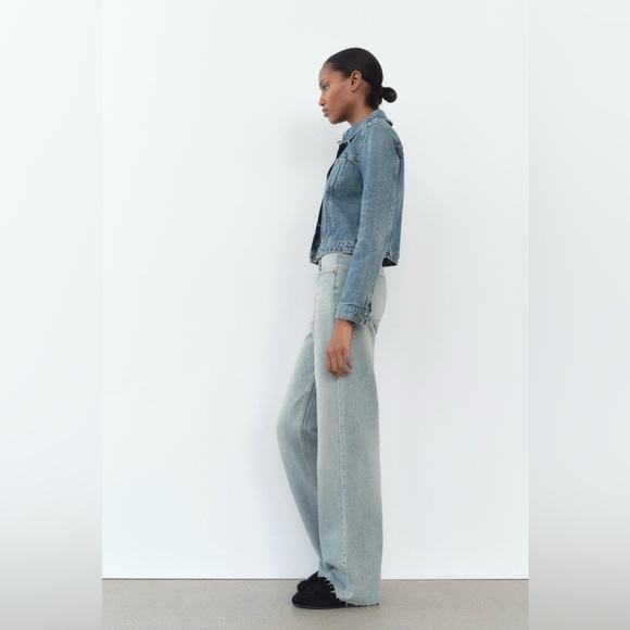 FULL LENGTH TRF HIGH RISE WIDE LEG JEANS - Picture 7 of 9